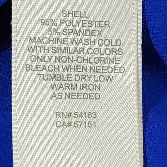 ELIZA J. Halter Keyhole Neck Sleeveless Twist front maxi royal blue Dres Plus 20 - Picture 6 of 7